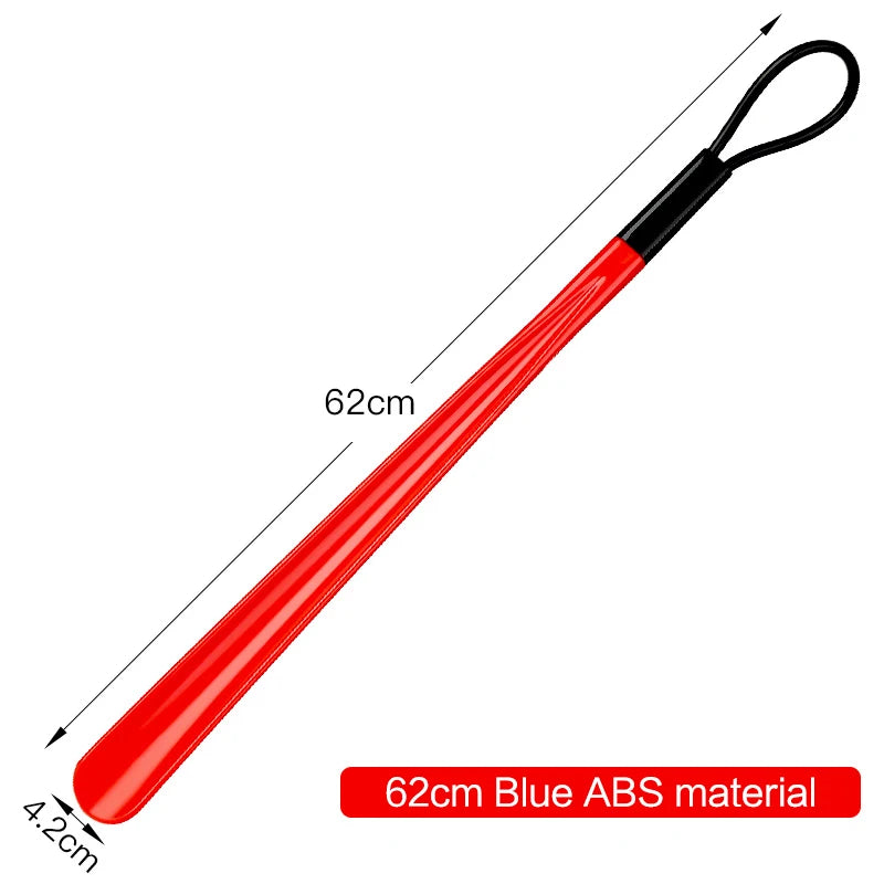 62cm Professional Top Grade ABS Plastic Shoe Horn Long Handle Shoehorn Useful Shoe Lifter Hook Up Shoe Spoon Home Pregnant Tools