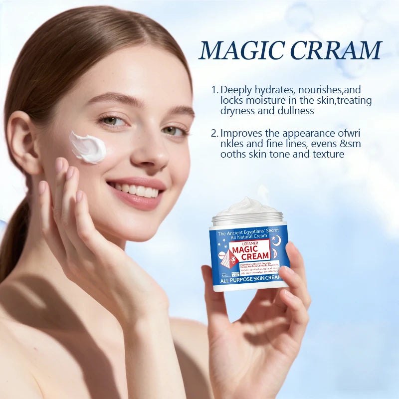 30g/60g/120g Magic Face Cream: Facial Moisturizing, Hydrating & Locks in Moisture & Deep Nourishing Formula for All Skin Types