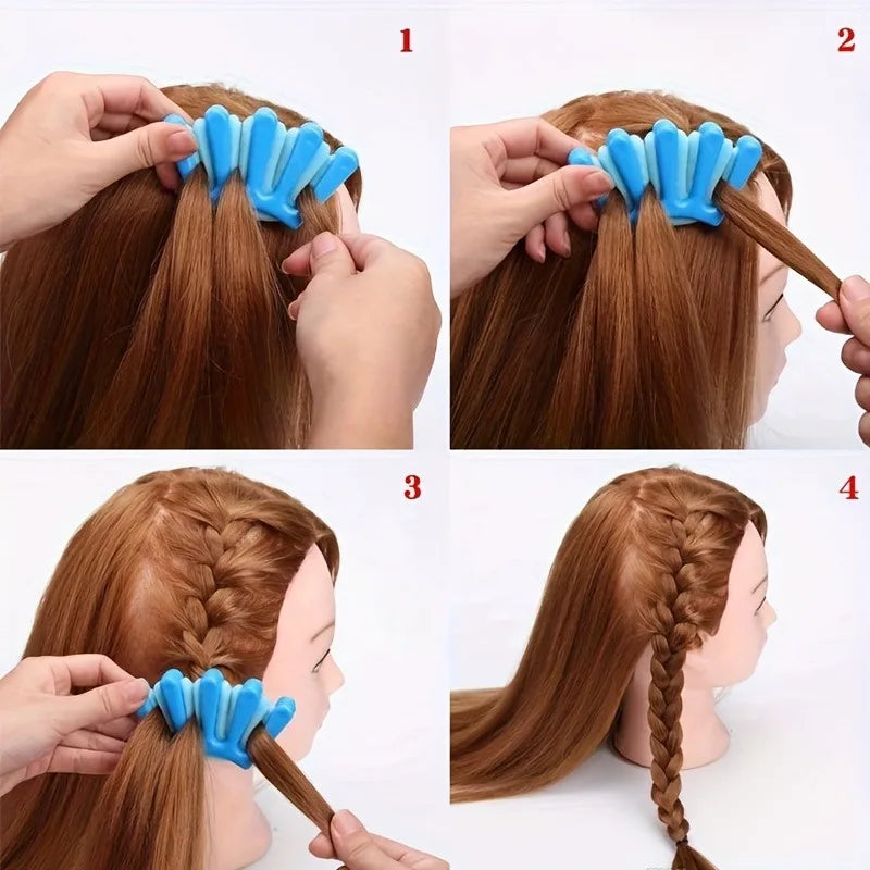 3pcs Hair Styling Tool Set: Quick Bun Maker, Hairdresser Curling Tongs Accessory,Suitable for Women,Girls And Wedding Hairstyles