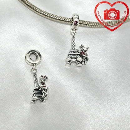 New Original Charms DIY Women Jewelry Gifts Fox Rabbit Chicken Pig Pet Dog Elephant Beads Fit 925 Silver Bracelets Accessories