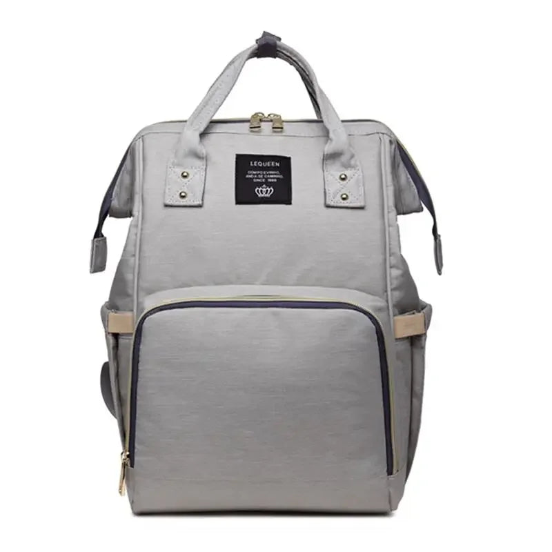 Lequeen Mummy Maternity Diaper Bag Backpack Nappy Bag Large Capacity Stroller Bag Travel Diaper Backpack for Baby Care