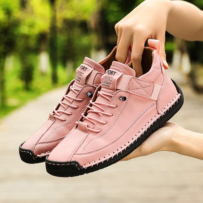 Women's Stitched Lace-Detail Casual Shoes