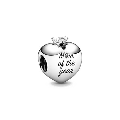 New Heart-Shaped, Charm Bead, Pig, Headphone ,Pendant Suitable For Bracelet Original DIY Exquisite jewelryaccessories 925 silver