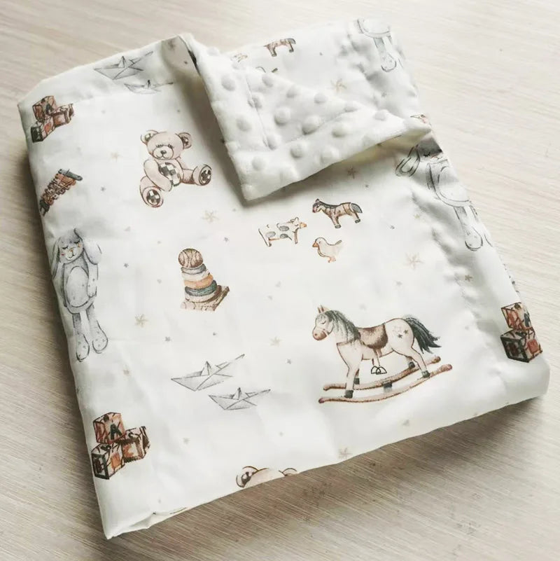 100 * 75 Spring/Summer New Baby Bean Blanket