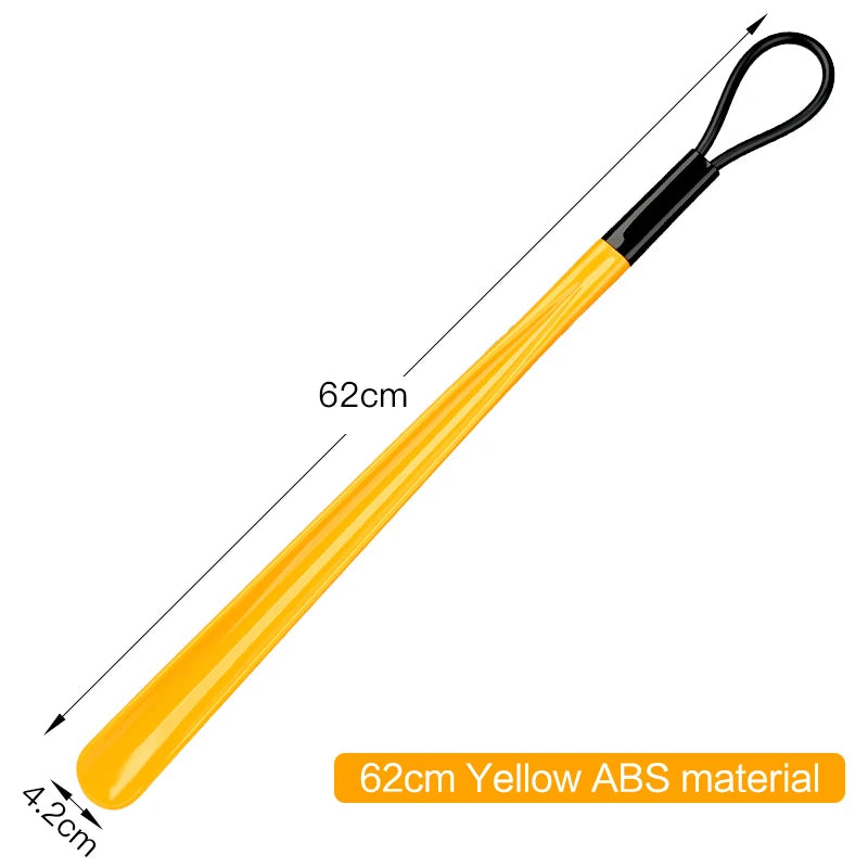 62cm Professional Top Grade ABS Plastic Shoe Horn Long Handle Shoehorn Useful Shoe Lifter Hook Up Shoe Spoon Home Pregnant Tools