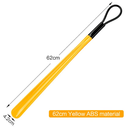 62cm Professional Top Grade ABS Plastic Shoe Horn Long Handle Shoehorn Useful Shoe Lifter Hook Up Shoe Spoon Home Pregnant Tools