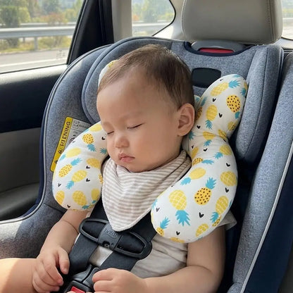 Protective Travel Car Seat Head And Neck Pillow Soft Neck Support Pillow Children U Shape Headrest Head Protection Cushion