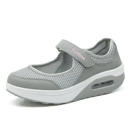 Women's Light Fashion Breathable Mesh Wedge Heels Shoes Casual Shoes Mesh Outdoor Sports Running Designer Sneakers 2024