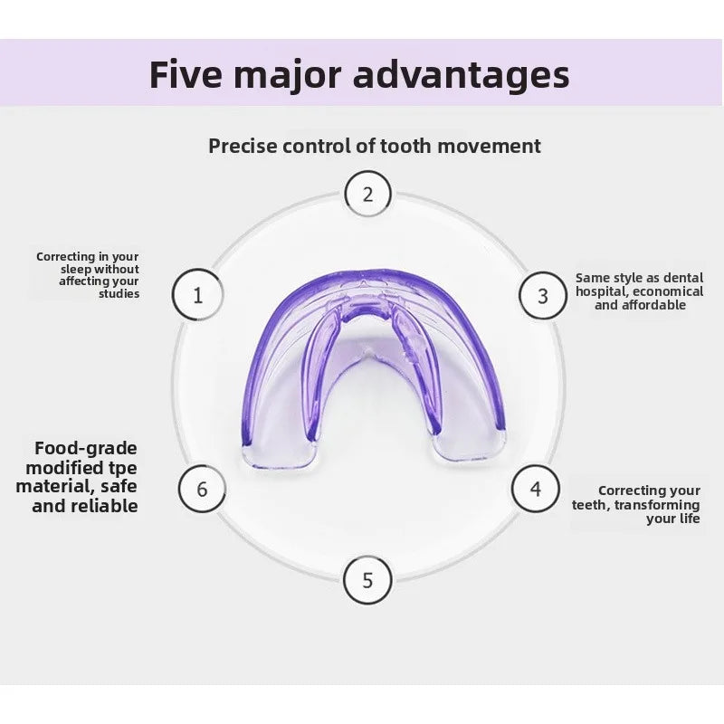 T4K Children's Dental Tooth Orthodontic Appliance Trainer Set for Kids Teeth Alignment Braces Soft and Hard Phase Mouthpieces