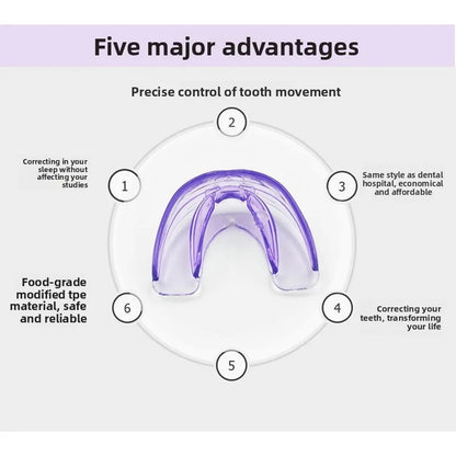 T4K Children's Dental Tooth Orthodontic Appliance Trainer Set for Kids Teeth Alignment Braces Soft and Hard Phase Mouthpieces