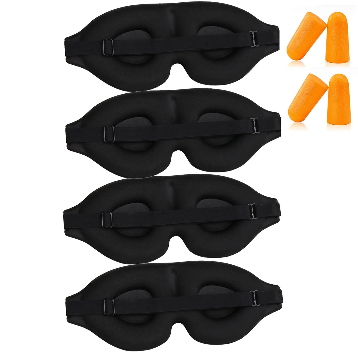 3D Eye Mask for Sleeping Soft Breathable Sleep Mask Block Out Light Comfortable Nose Pad Eye Cover for Travel Nap Home