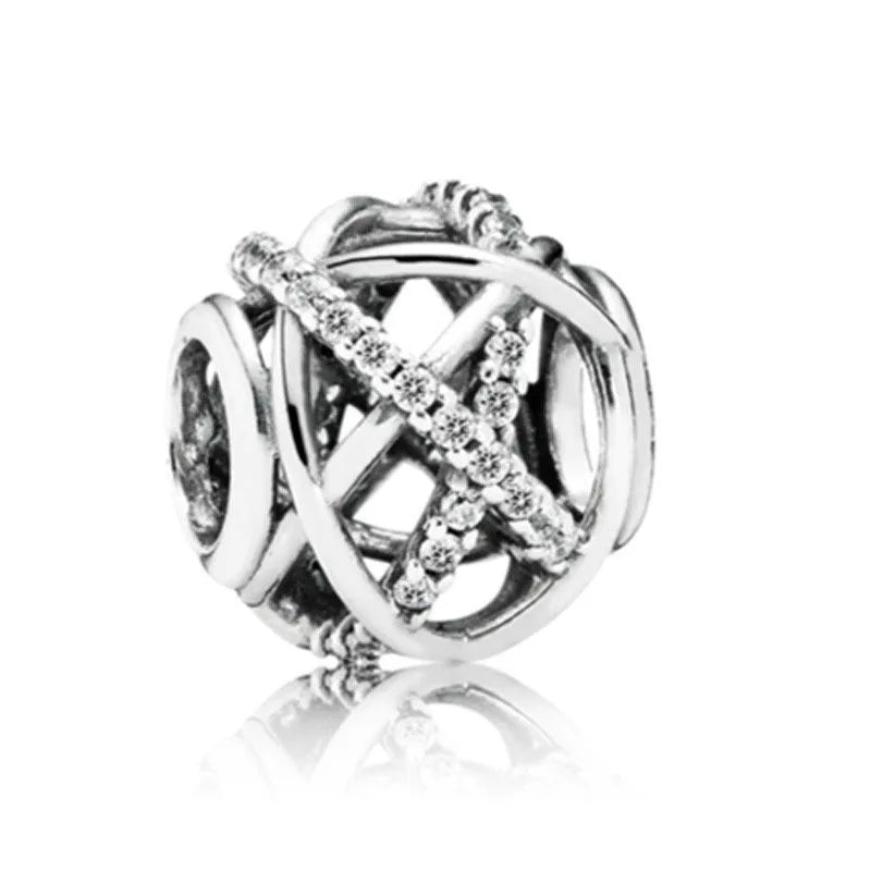 New Heart-Shaped, Charm Bead, Pig, Headphone ,Pendant Suitable For Bracelet Original DIY Exquisite jewelryaccessories 925 silver