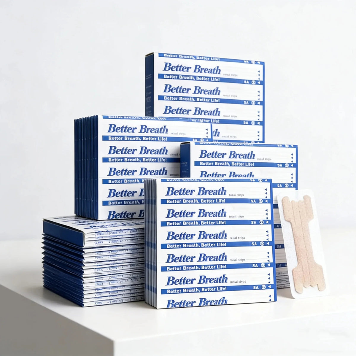 300/200/100PCS Breath Nasal Strips Sleep Aid Device Easier Breathing Nose Patch Snoring Aid for Better Sleep