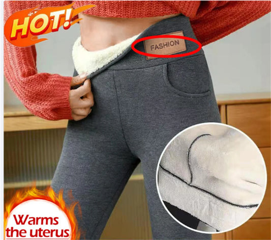 Women's Plush-Lined Leggings in Design Options