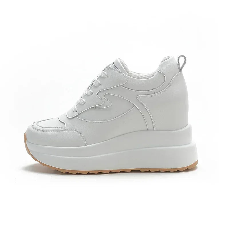 Women's Lace-Up Platform Sneakers in Style Options