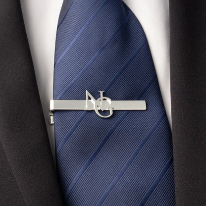 Men's Personalized Mother Child Name Tie Clip Made of Stainless Steel, The Best Men's Jewelry Gift