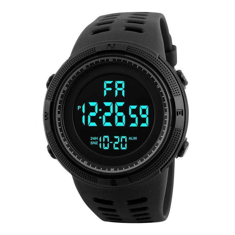 Trendy Unisex Multifunctional Digital Watch, Night Light, Student Sports Electronic Watch