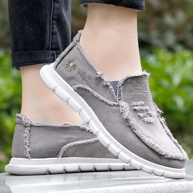 women's shoes   Daisy embroidery denim, casual sneaker. women's shoes summer 2025 . cheap shoes clearance free shipping