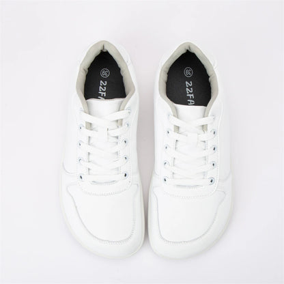 ZZFABER  Barefoot Shoes Soft Leather Sneakers Minimalist Casual Shoes for Women Men Unisex Sneakers