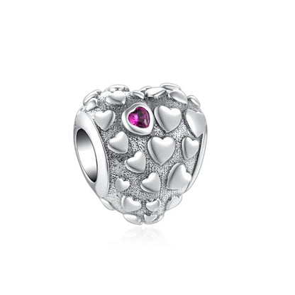 New Heart-Shaped, Charm Bead, Pig, Headphone ,Pendant Suitable For Bracelet Original DIY Exquisite jewelryaccessories 925 silver