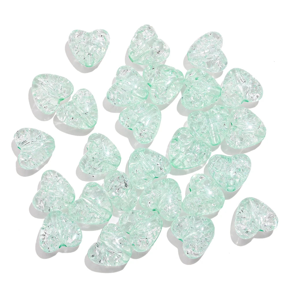 50pcs 11mm Clear Acrylic Burst Beads Candy Color Star Spacer Beads DIY Handmade Beaded For Jewelry Findings Bracelet Accessories