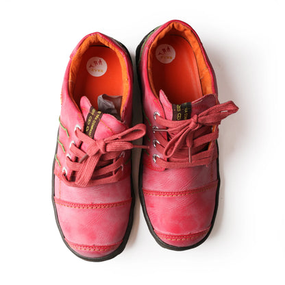 Women's Stitched Lace-Up Casual Shoes