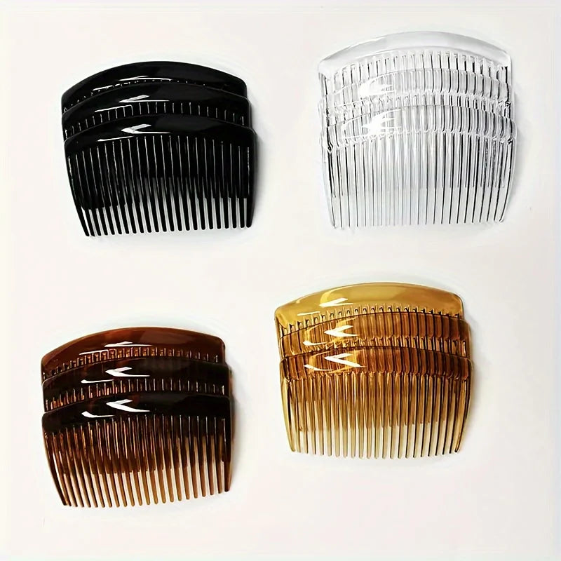 3pcs Fashionable French Style23Toothed Comb - Anti-slip and Durable ABS Plastic, Suitable for All Hair Types