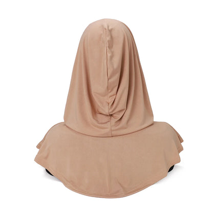 New Ready to Wear Hijab Muslim Undercap Jersey Instant Headscarf Islam Comfort Neck Covered Scarf Light Turban