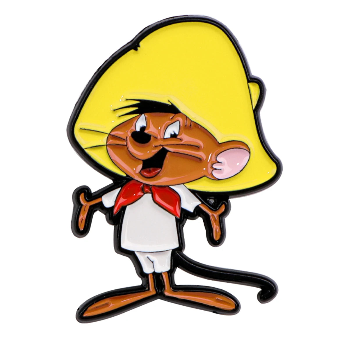 Cartoon Mouse Brooches For Women Funny Animal Enamel Pin Metal Badge Jewelry Clothing Backpack Accessories Friends Gift