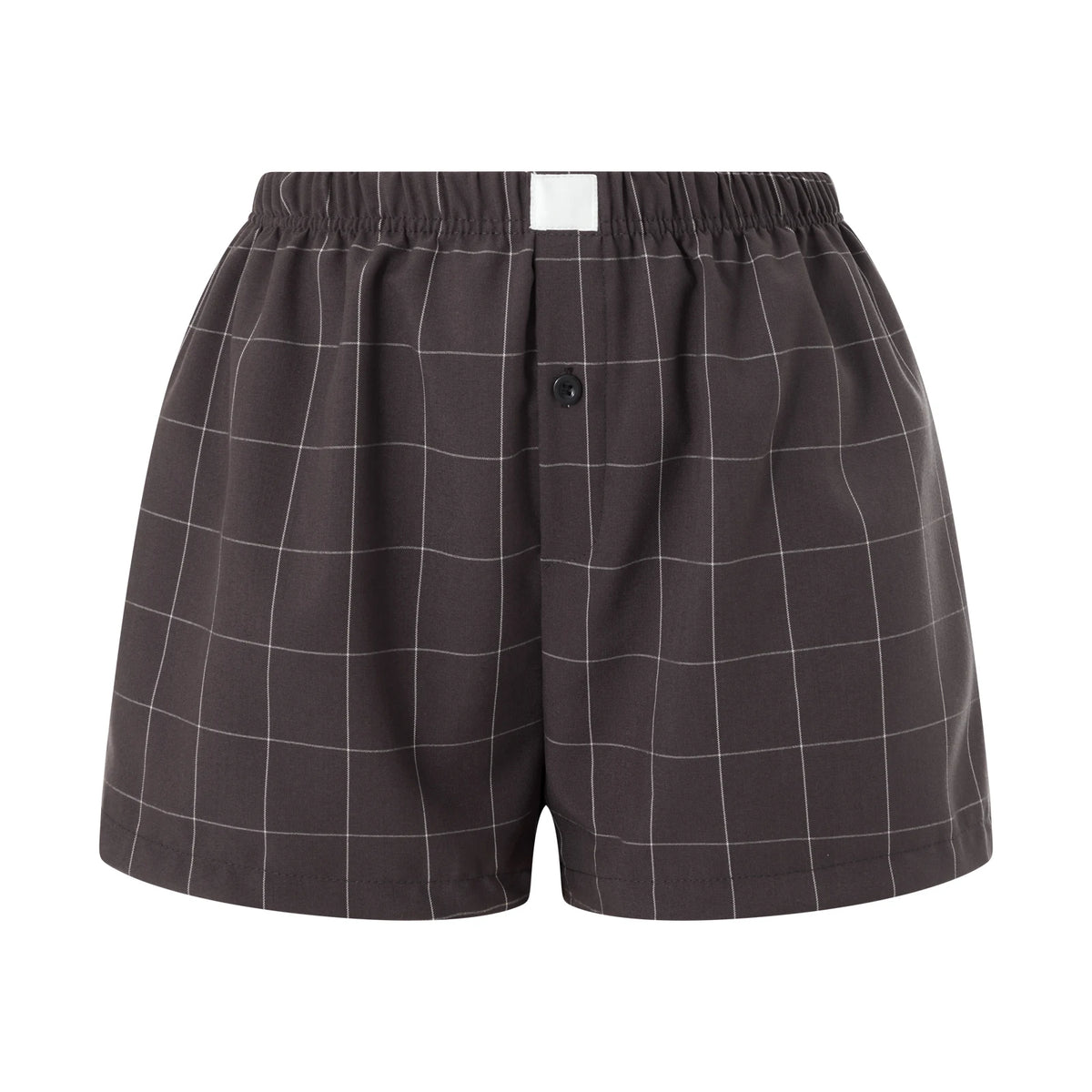 hirigin Women Y2k Gingham Boxer Shorts Stripes Button Elastic Waist Boxers Cute Mini Bloomers Plaid Loose Fit Boy Shorts
