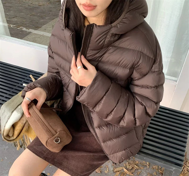Women's Hooded Quilted Puffer Jacket