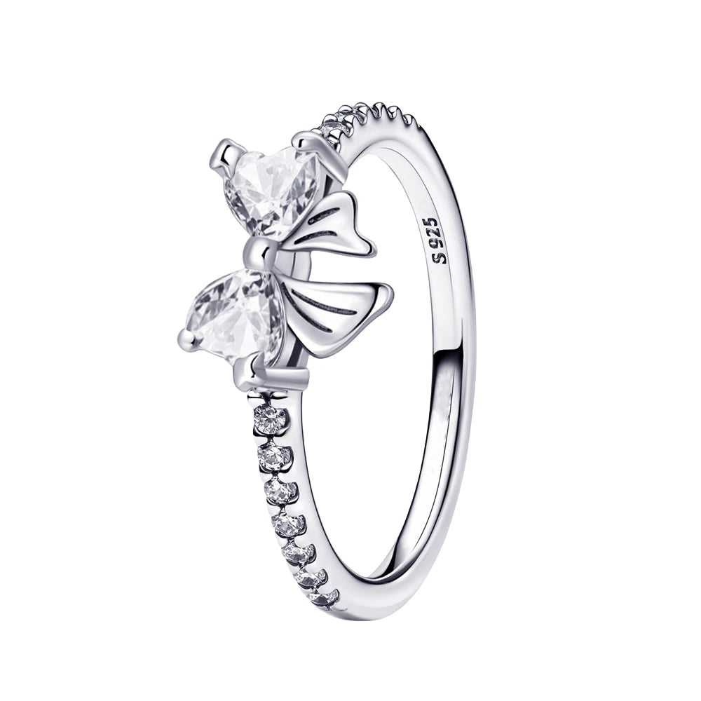 Fashion Rings for Women Stars and Moon Sunflower Pink Heart Zircon Luxury Wide Rings Fashion Engagement Wedding Jewelry Gift