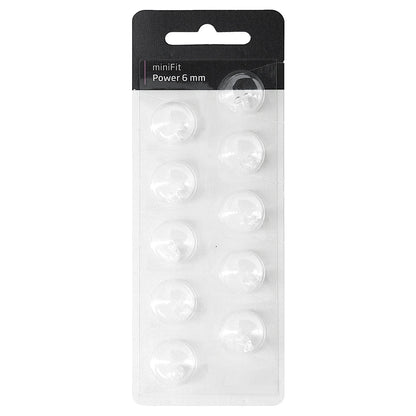 Hearing Aid Domes for Oticon Replacements MiniFit Power Domes 6mm/ 8mm/ 10mm/ 12mm for Oticon Hearing Aid Universal Domes -10pcs