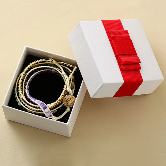 Bracelet Necklace Pendant Gift Box Earrings Organizer Jewelry Display Holder Trinket Storage Props Gift Box