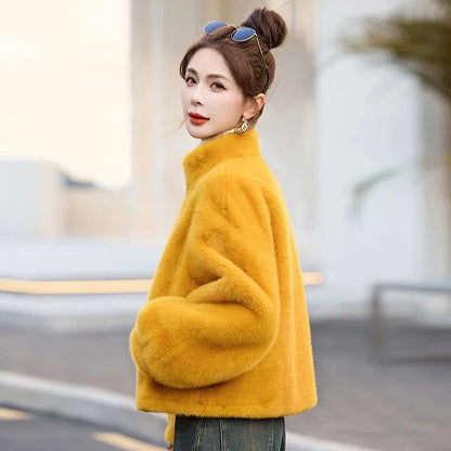 Women's Plush Zip-Front Jacket