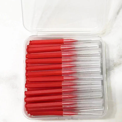 60Pcs Interdental Brush Health Care Tooth Push-Pull Escova Removes Food And Plaque Better Teeth Oral Hygiene Tool Oral Care