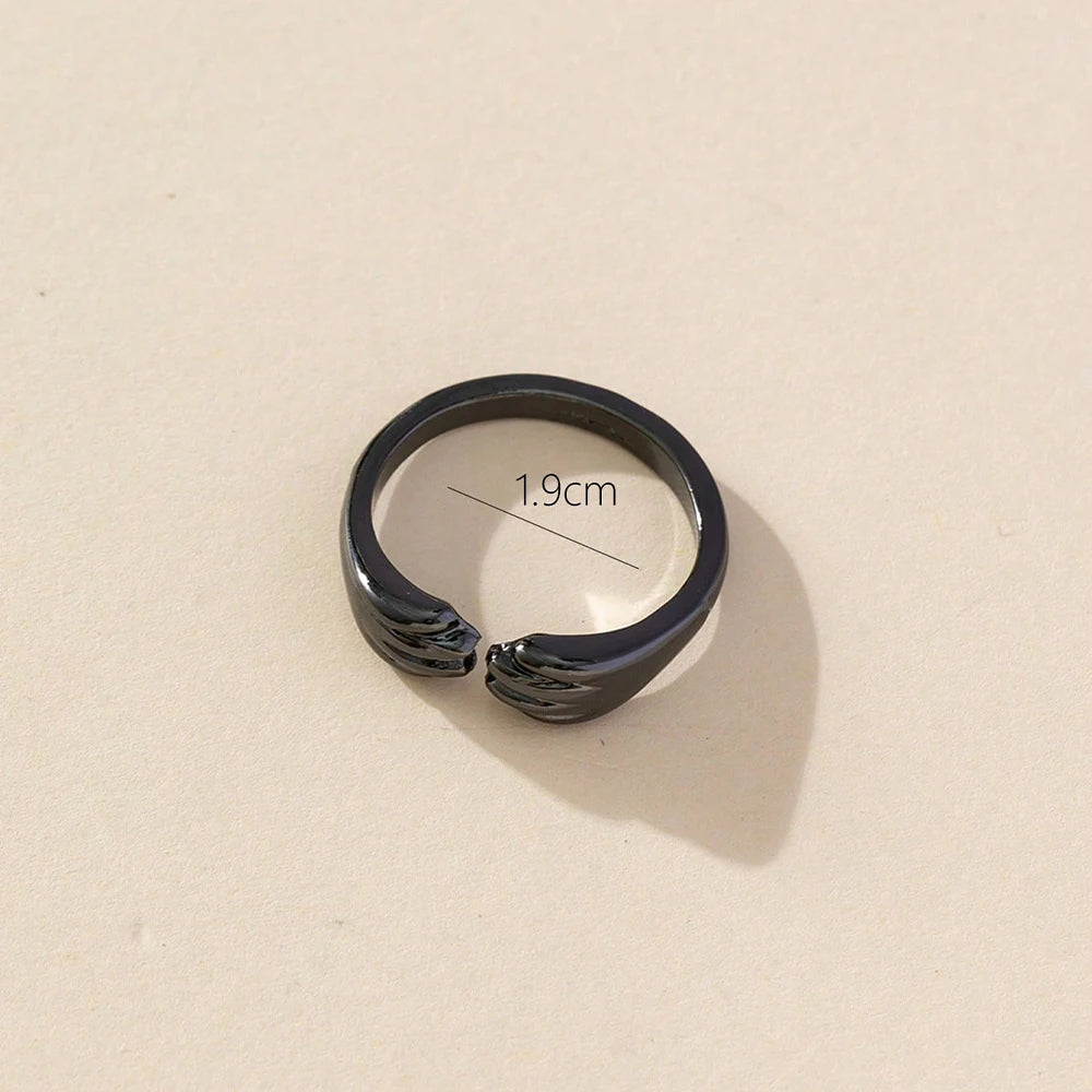 A Fashionable and Creative New Style Cat and Puppy Paw Print Open Ring