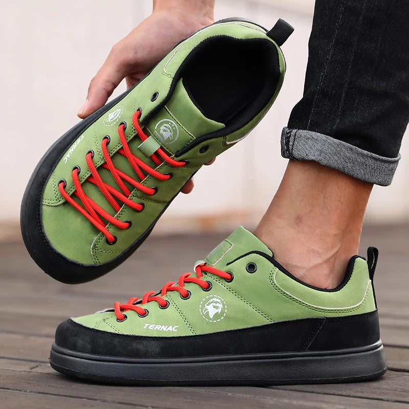 2026 New Men Wide Toe Barefoot Athletic Shoes Minimalist Zero Drop Hiking Running Shoes Anti Slip Outdoor Casual Sports Sneakers