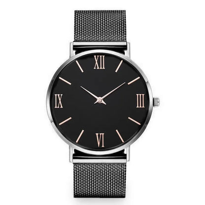 Luxury Ladies Quartz Wristwatch Top Brand Simple Analog Women's Watches Metal Mesh Band Fashion Casual Female Clock Reloj Mujer
