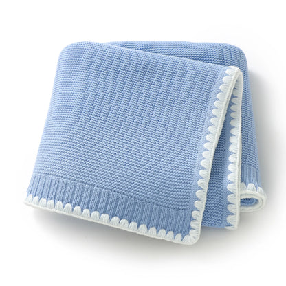 Baby Blankets Knitted Newborn Boy Girl Bedding Quilt 90*70CM Plaid Infant Stroller Swaddle Envelop Wrap Fashion Solid Super Soft