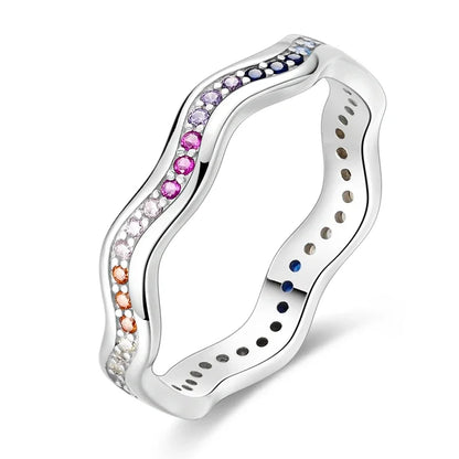 Fashion Rings for Women Stars and Moon Sunflower Pink Heart Zircon Luxury Wide Rings Fashion Engagement Wedding Jewelry Gift