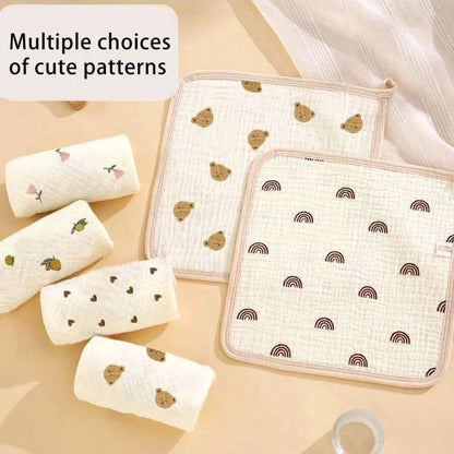 5Pcs Baby Towels, Ultra-Soft and Comfortable Newborn Washcloths, Multifunctional and Versatile, Washable Repeatedly, Soft and Skin-Friendly, Suitable for Baby Use, Perfect as a Gift