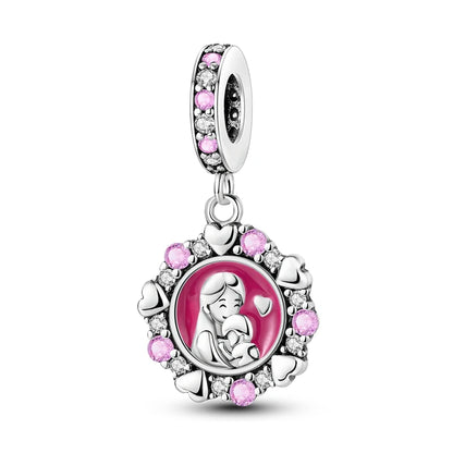 Charms Beads 925 Sterling Silver Tree of Life Peach Heart Sweet Love Charms Fit Pendants Bracelets Necklaces Women Jewelry Gift