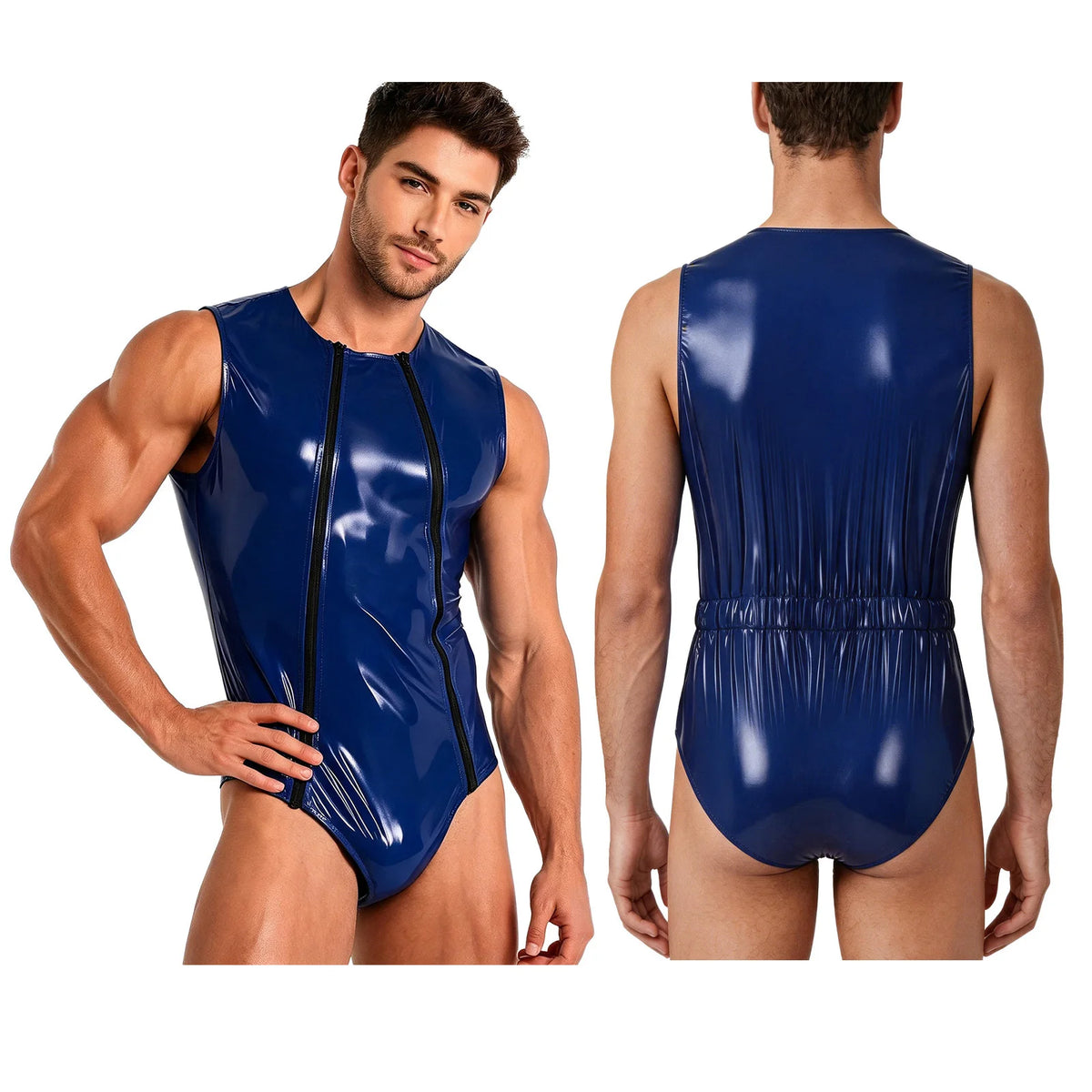 Womens Mens Leak-proof Diaper Cover Jumpsuit Elastic Waist Tear-away Bodysuit Waterproof Nursing Special Needs Reusable Diaper