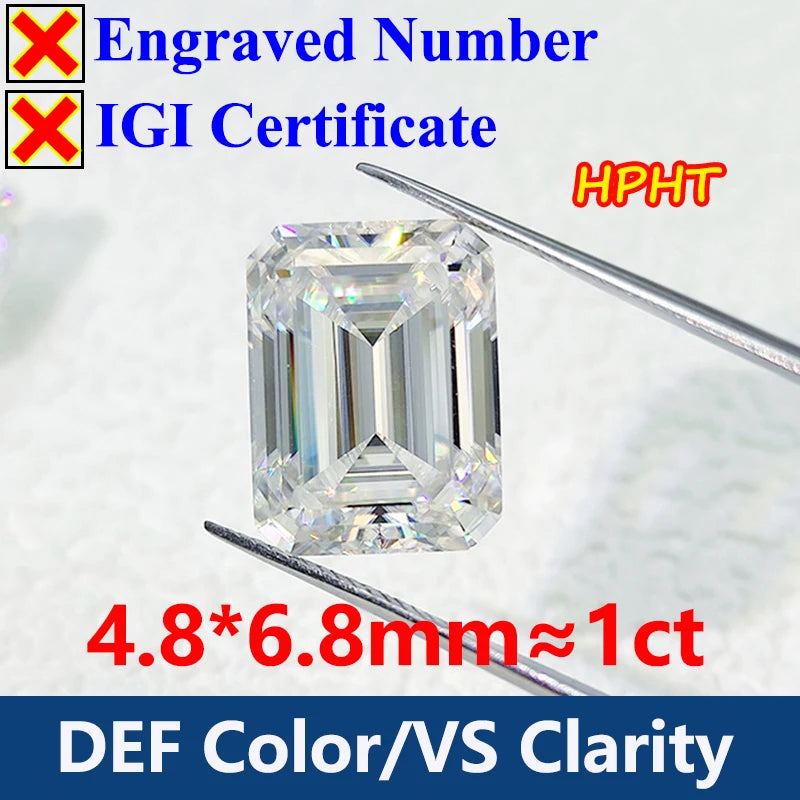GH Color Oval HPHT Lab Grown Diamond No IGI Certificate 3EX DEF Color VS Clarity Pear CVD Lab Grown Diamond Gems