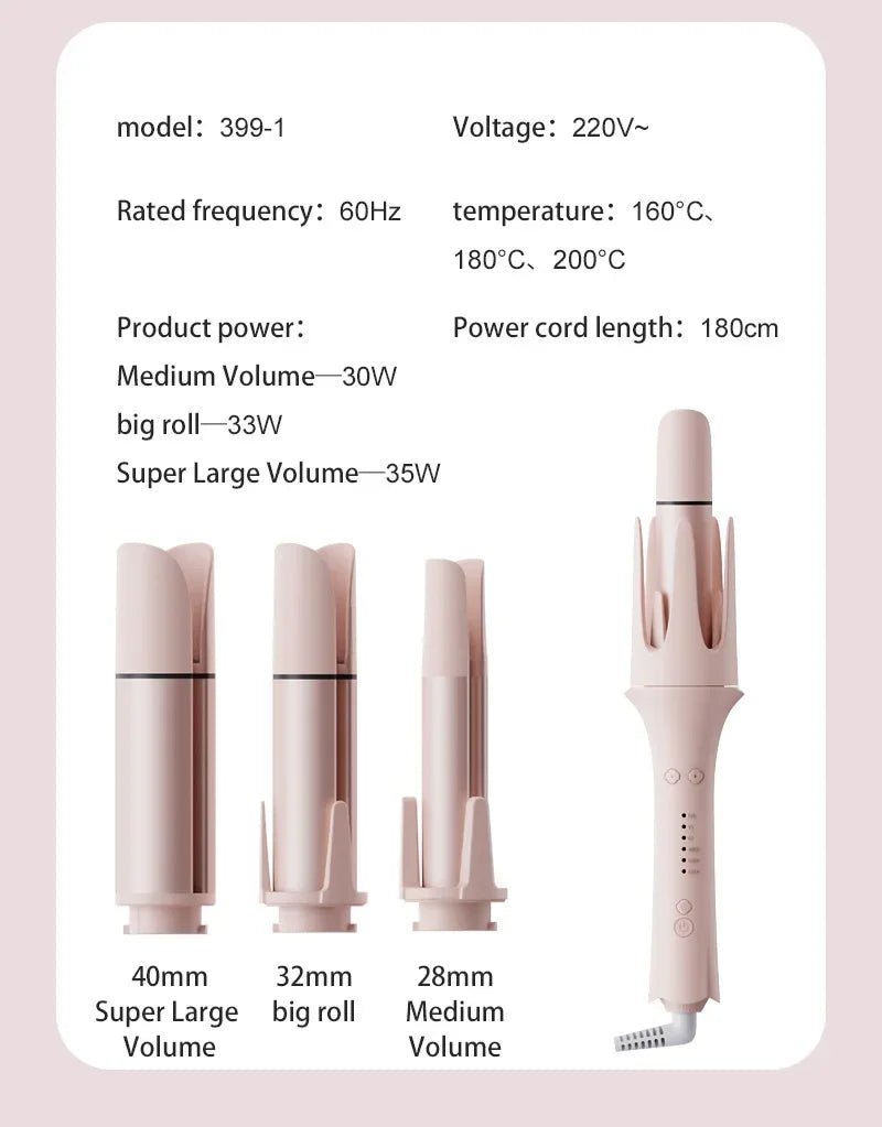 Best Seller Multifunctional Automatic Curling Iron 5-in-1 Automatic Curling Iron Changing Head Egg Roll Wave