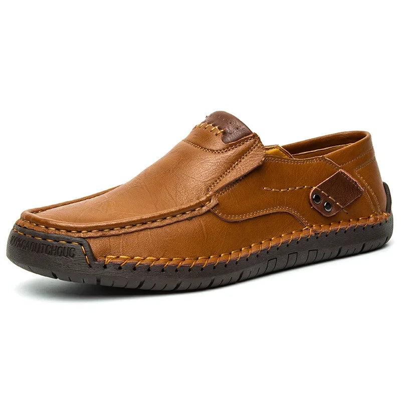 Mens Loafers Breathable Slip on Italian Driving Shoes Chaussure Homme Genuine Leather Men Handmade Casual Shoes