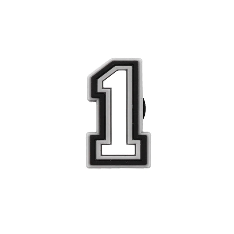 1 PCS Letter Charms for Clog Sandals Shoe Decoration 0-9# Number Alphabet ABC-Z Characters DIY Shoes Pins for Boy Girl Men Women