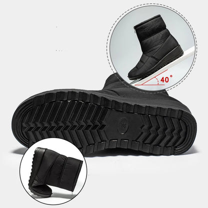 New Platform Waterproof Snow Boots Women 2025 Winter Thick Plush Ankle Boots Woman Non Slip Warm Cotton Padded Shoes Ladies