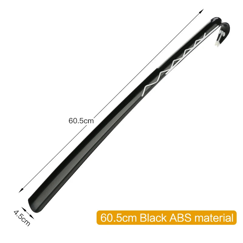 62cm Professional Top Grade ABS Plastic Shoe Horn Long Handle Shoehorn Useful Shoe Lifter Hook Up Shoe Spoon Home Pregnant Tools